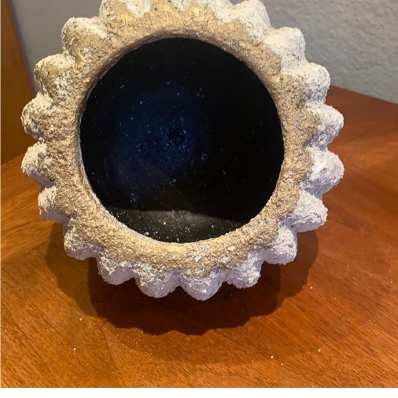 Pink Glazed Terracota Vase with Silk Flowers - Anthropologie - Picture 4 of 7